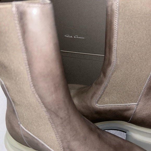 Rick Owens Beatle Abstract Boots Dust/Clear New/Never worn Size 36 - Picture 7 of 10